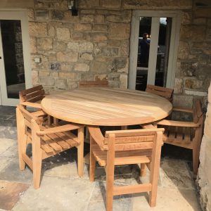 Warrior Table Solid Oak Hardwood Furniture