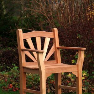 Sheraton Armchair Solid Oak Hardwood Furniture